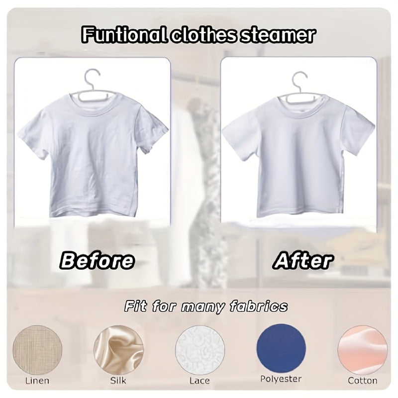 Mini Portable Travel Clothes Steamer Iron – Handheld Garment Steamer Fast Heat-Up Wrinkle Remover for Travel, College Dorm & Home, Compact Steam Iron for All Fabrics, Lightweight & Easy to Use