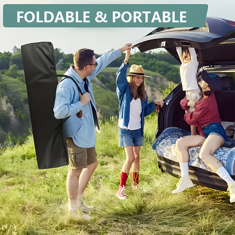 75 Inch Heavy Duty Camping Cot – Extra Large Folding Bed with Optional Flip Mattress & Carry Bag, 450/500/600 lbs Capacity, Portable Foldable Guest Bed for Adults Outdoor Camping