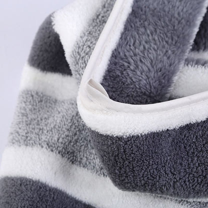 Striped Bath Towel Set Absorbent Quick-Dry Super Soft Skin-Friendly 27.6x55.1 Inch for Home Bathroom Beach – Available in 1 or 4 Pack Multiple Colors