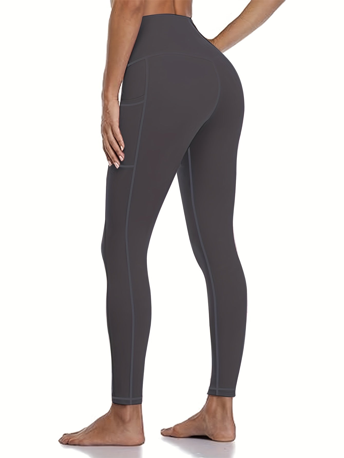 5-Piece Women's Printed Compression Yoga Pants – 7/8 Nine-Point Fitness Running Leggings with Leopard Camo & Solid Patterns, High-Waist Athletic Tracksuit Bottoms for Gym Workout, S-XXL