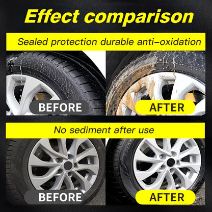 Car Plastic Polish & Tire Coating 400g with Sponge – All-in-One Restorer for Dashboard, Seats & Bumpers, Long-Lasting PVC Formula, Streak-Free Shine, Easy Auto Detailing Application