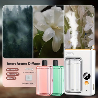 Essential Oil Diffuser & Humidifier with Essential Oils – Ultrasonic Aromatherapy Diffuser, Auto Shut-Off, Quiet Operation, 7 LED Colors for Home, Bedroom, Office & Bathroom, Bundle Options Available