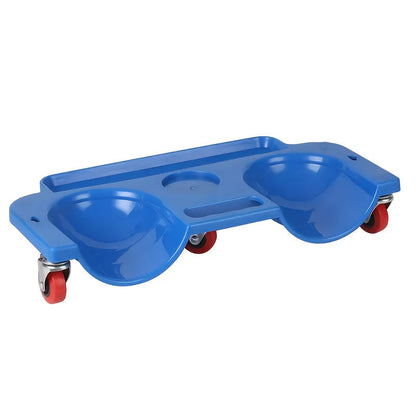 Rolling Knee Creeper Pad with Built-In Tool Tray – ABS High-Impact Frame, Cushioned Kneeling Pad for Mechanics, Carpenters, Flooring & Car Repairs – Multi-Color Automotive Repair Aid & Workshop Gift