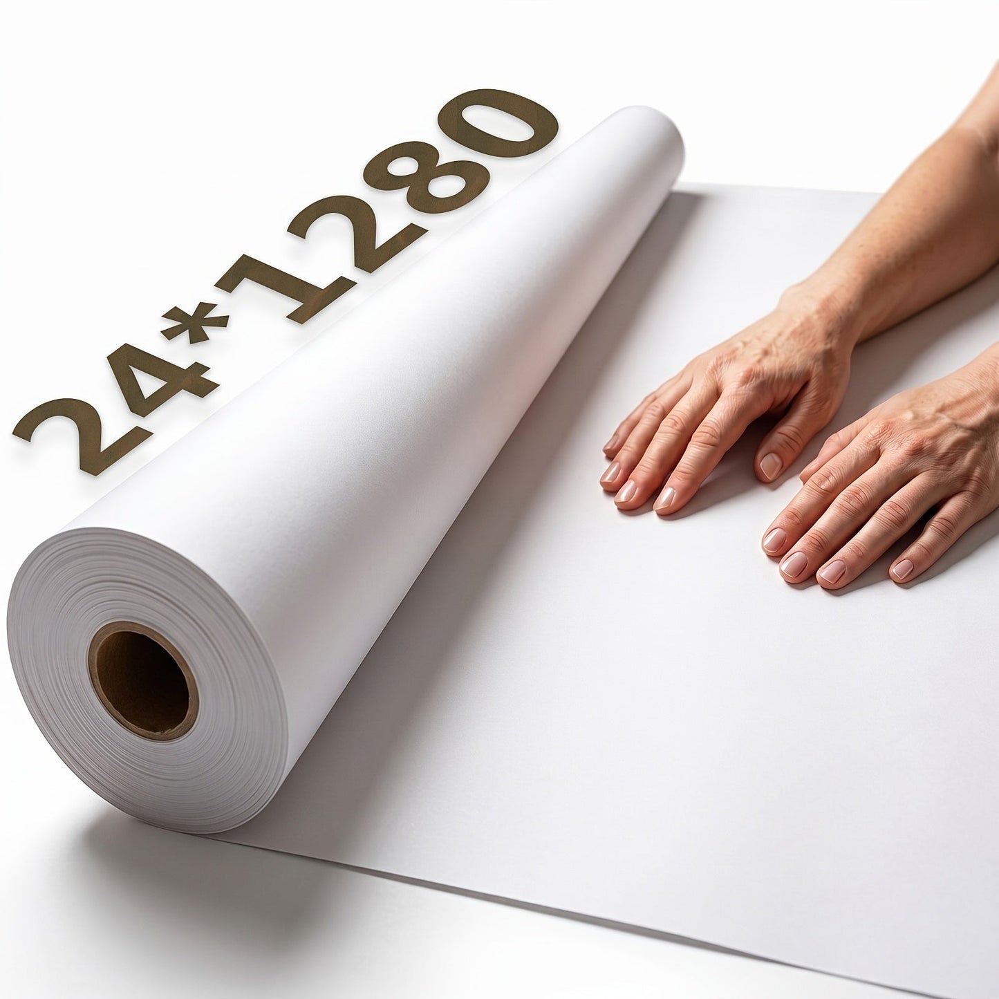 Kraft Paper Roll 80 GSM Heavy Duty for Gift Wrapping, Packing, Moving, Shipping, Wall Art, Crafts, Bulletin Board, Floor Cover & Table Runner — Multiple Sizes & Colors