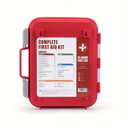 RHINO RESCUE OSHA First Aid Kit All-Purpose Professional Medical Supplies - Home Office Outdoor Emergency Camping Car Travel Business