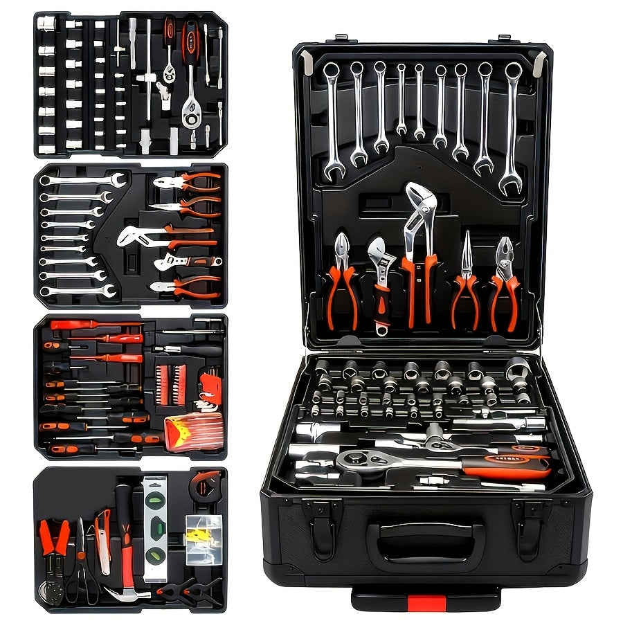 52-Piece Professional Tool Set for Home & Car Repair – Portable Toolbox Kit for DIY Enthusiasts, Mechanics & Professionals, Perfect Gift Idea