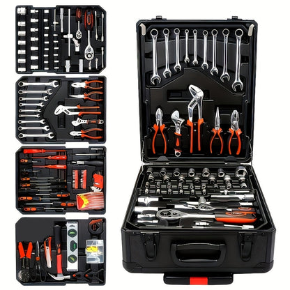 52-Piece Professional Tool Set for Home & Car Repair – Portable Toolbox Kit for DIY Enthusiasts, Mechanics & Professionals, Perfect Gift Idea