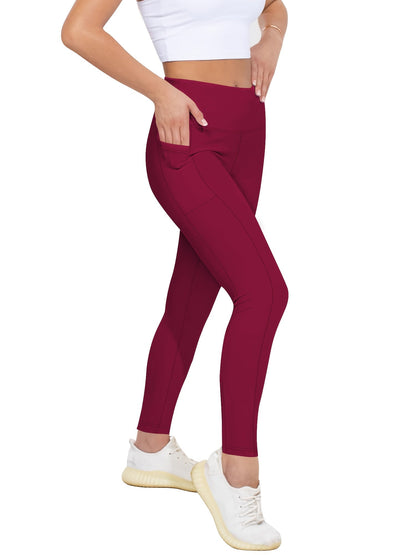 Women's High-Waist Yoga Pants with Tummy Control – Stretchy Breathable Leggings for Fitness Cycling Yoga & Outdoor Sports, Sizes S-XXL