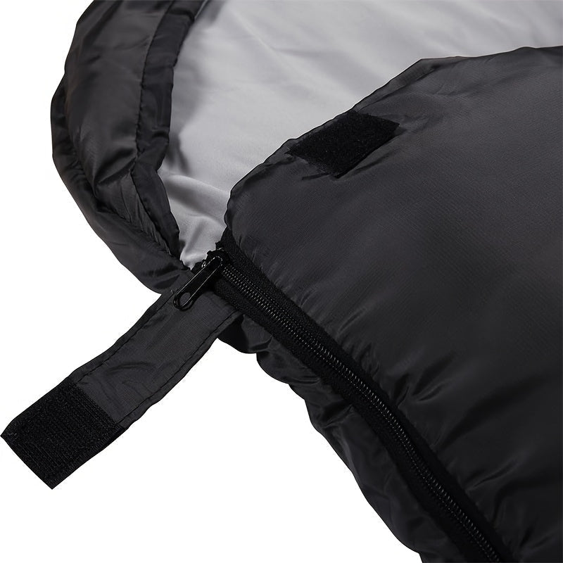 3-Season Camping Sleeping Bag with Pillow & Compression Sack – Lightweight Sleep System for Adults, Hiking Backpacking Outdoor Adventures Travel & Emergency Use, 4 Colors