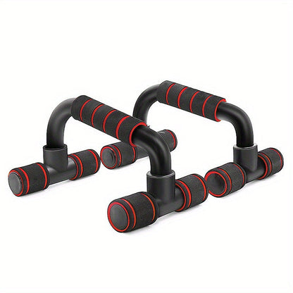 Ergonomic Push-Up Bars Non-Slip 300 Lbs Textured Foam Grips Portable Strength Training Push Up Stands for Home Gym Workout Wrist Support Easy Assembly Fitness Gift Blue Red Green