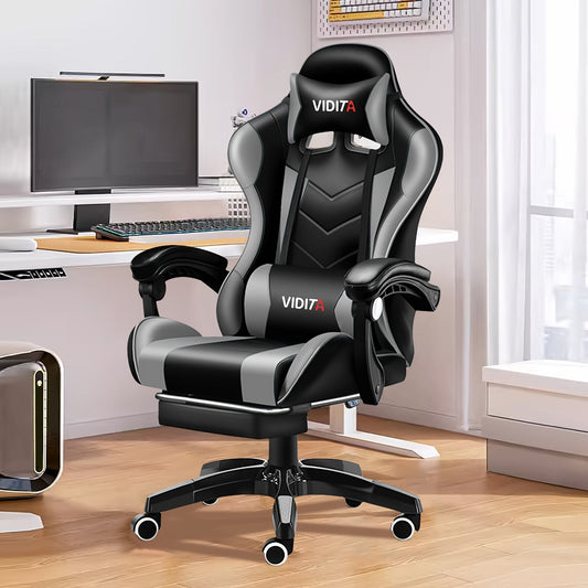 Ergonomic Gaming Chair Racing Style with Lumbar Support High Back Adjustable Office Chair for Adults Teens PC Computer Desk Chair Recliner