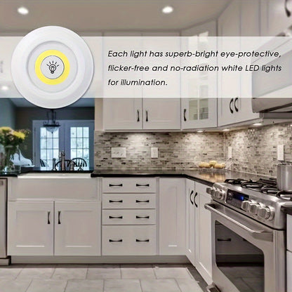 5 Pack LED Wireless Night Lights Remote Control Magnetic Adhesive Battery Operated for Cabinet Hallway Bathroom Bedroom Kitchen Stairs Home Decoration Easy Setup