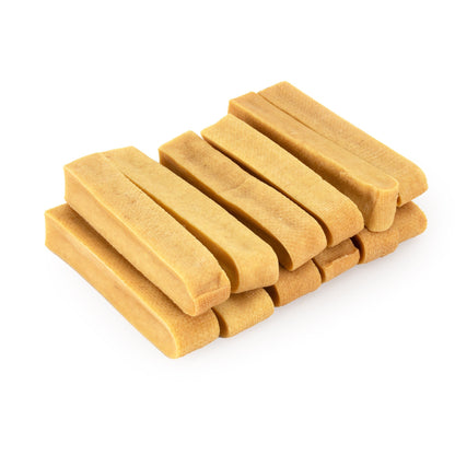Himalayan Yak Cheese Dog Chews – Long-Lasting Hard Chew Treat for Dogs, High Protein Limited Ingredients, No Artificial Colors, Available in S/M/L/XL, Single or 4-Pack