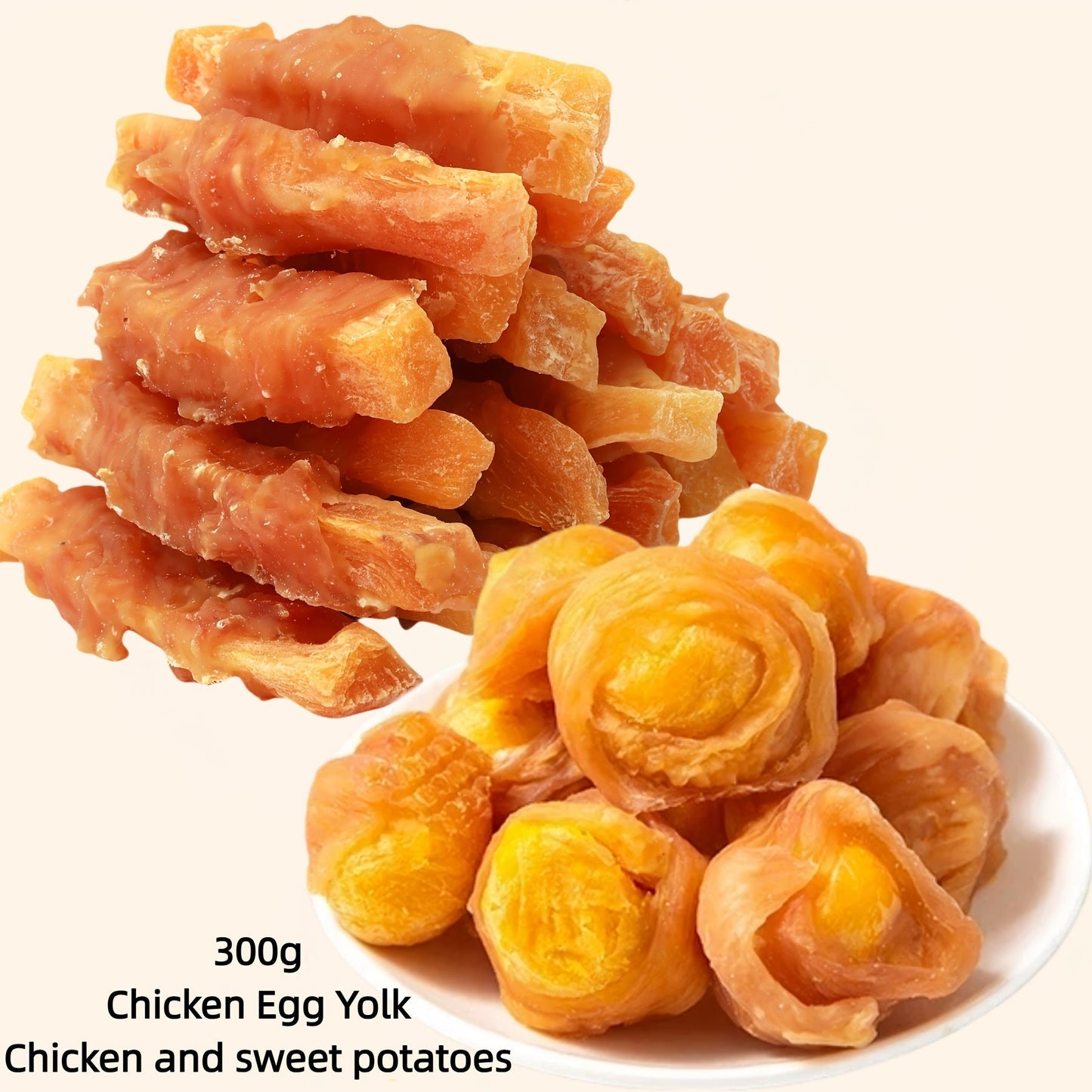 Duck Wrapped Sweet Potato Dog Treats, Natural High-Protein Chicken Chews for Small, Medium & Large Dogs, Grain-Friendly Easy-to-Digest Healthy Training Snacks