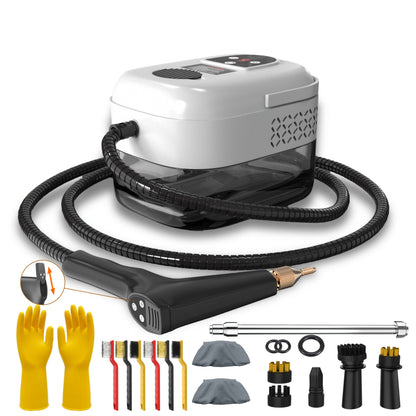 Handheld Steam Cleaner with 35-Piece Accessory Set High Pressure Portable Chemical-Free Deep Clean – Kitchen Grease Sofa Air Conditioner Tile Car Interior Washing Machine 6 Colors