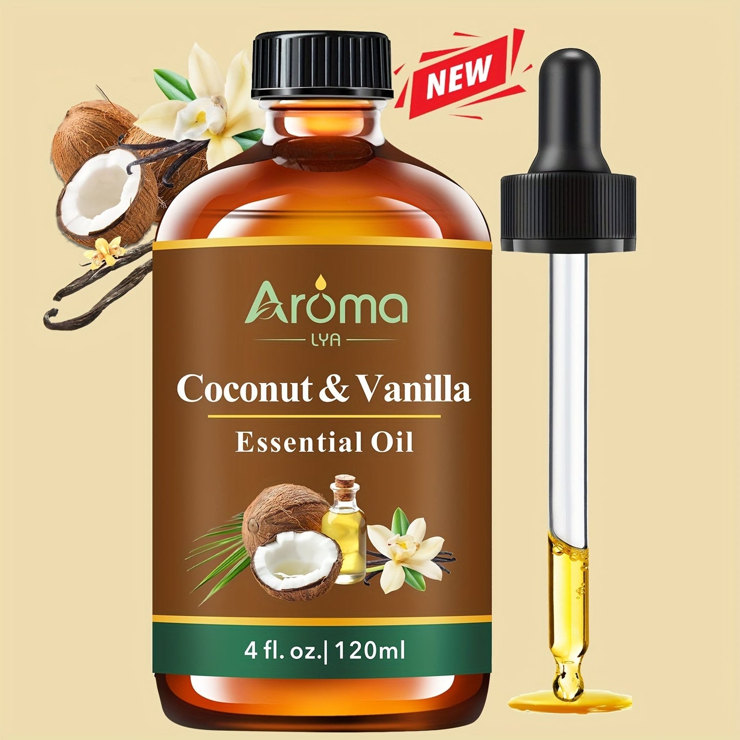 Pure Natural Essential Oils 4 FL OZ – Lavender Eucalyptus Frankincense Peppermint Lemon Sweet Orange for Diffuser Aromatherapy Soap Candle Body Oil