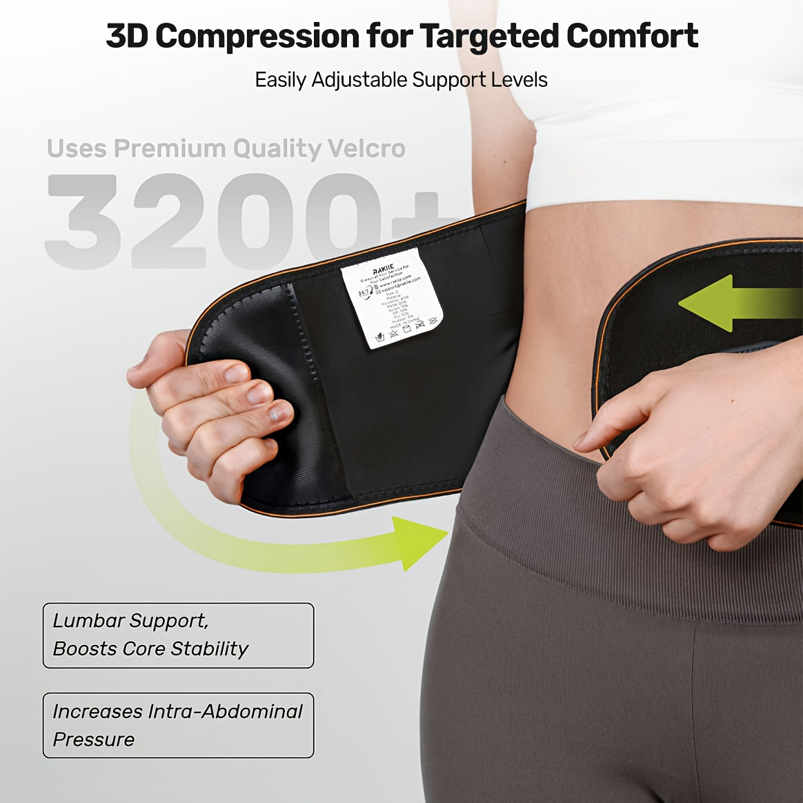 Lumbar Support Back Brace with Massage Pad Breathable Lower Back Support Belt for Men & Women – Adjustable Strap Pain Relief Waist Belt for Work Lifting Driving (Orange & Blue, S-XXL)