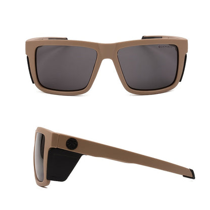 Men's Polarized Square Frame Sunglasses UV400 Photochromic Mirror Lens Full Rim PC Frame Includes Case 10 Colors Outdoor Driving Sport