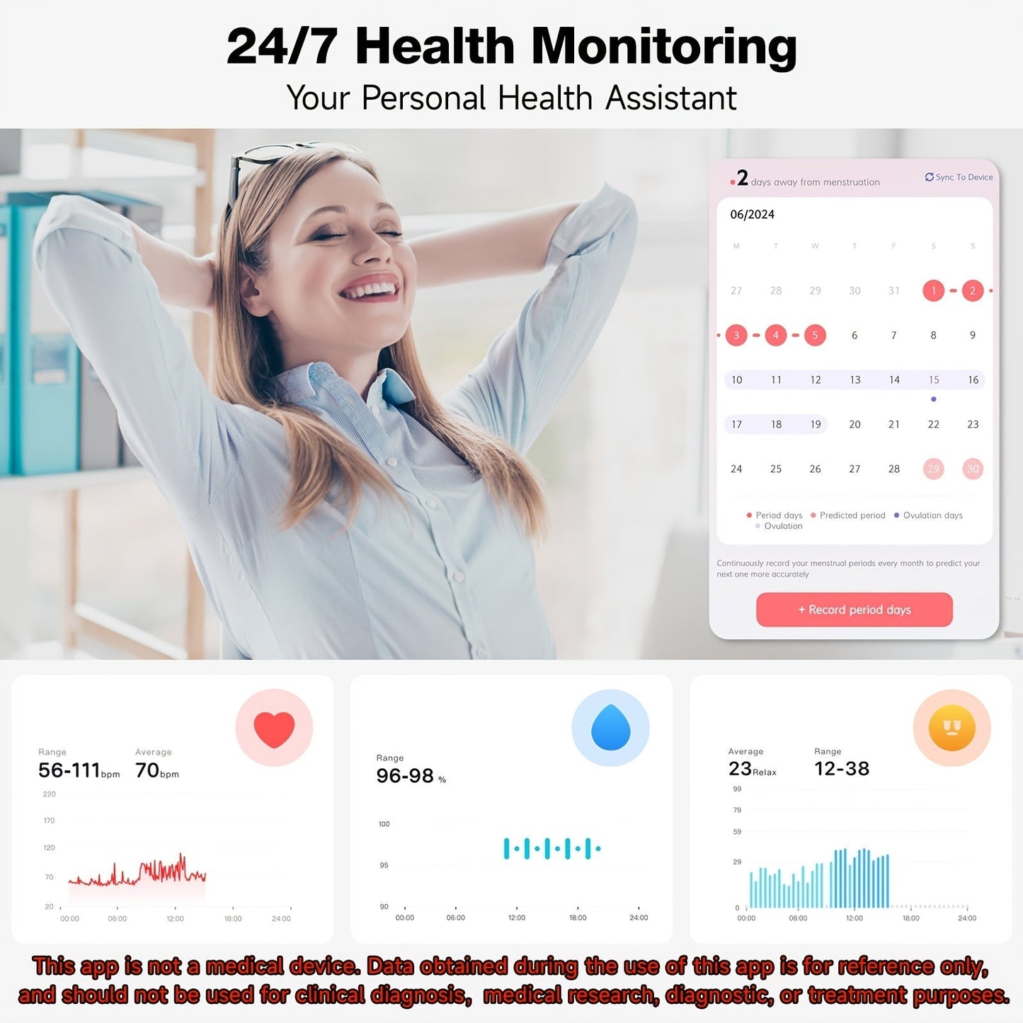 FAWEIO Smart Watch with Alexa & Wireless Calling – 1.8" HD Touchscreen, Fitness Tracker, 100+ Sports Modes, Compatible with iPhone & Android, for Women & Men