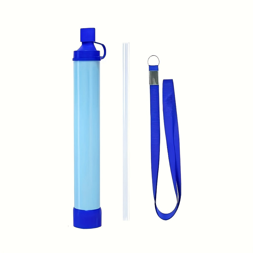 Personal Water Filter Straw Mini Water Purifier Survival Gear for Hiking Camping Travel Emergency Preparedness, Portable Filtration Straw Removes Bacteria & Contaminants - Set 1, 2 & 4 Options