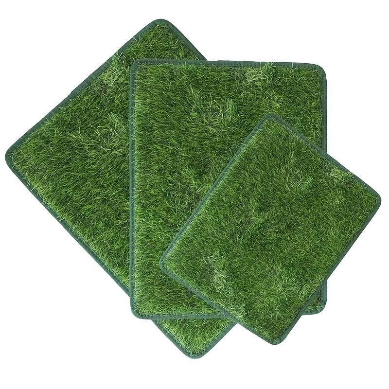 Artificial Grass Dog Pee Pad Washable Reusable Odor Control Indoor Puppy Potty Training Mat 18.11" x 27.56" – Dog Urine Grass Pad