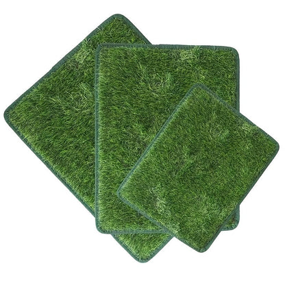 Artificial Grass Dog Pee Pad Washable Reusable Odor Control Indoor Puppy Potty Training Mat 18.11" x 27.56" – Dog Urine Grass Pad