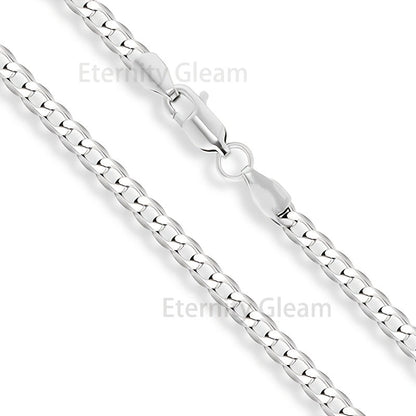925 Sterling Silver Cuban Chain Necklace for Men – Bold Fashion Link Chain, 20-24 Inch, Gift Box Included, Perfect for Birthday, Valentine’s Day, Christmas & Holiday Gifts
