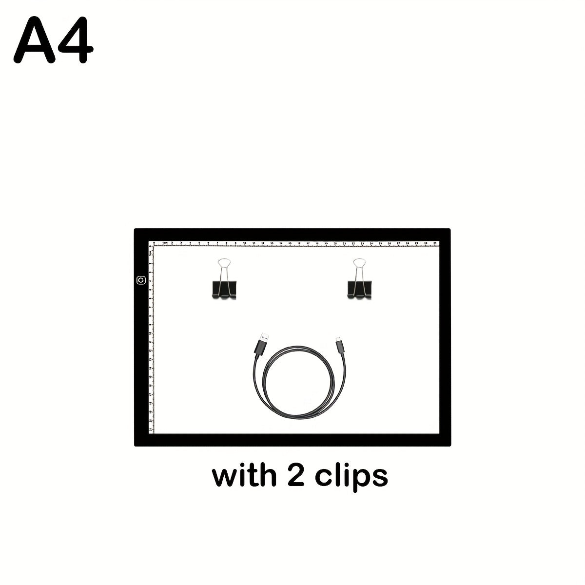 LED Light Pad A2 A3 A4 Adjustable Brightness Dual Light Strip Tracing Board Diamond Painting Sketching Drawing Art Light Box