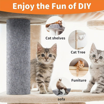 Self-Adhesive Cat Scratching Pad for Wall & Sofa – Durable Furniture Protector Scratch Board, Easy Peel & Stick, Long-Lasting Protection for Small & Large Indoor Cats, Great Holiday Gift
