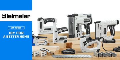 Cordless 2-in-1 Brad Nailer & Stapler Gun 20V – No Compressor Needed, Battery & Charger Included, Safety Guard, 1600/2000 Nails & Staples for Carpentry, Upholstery & DIY