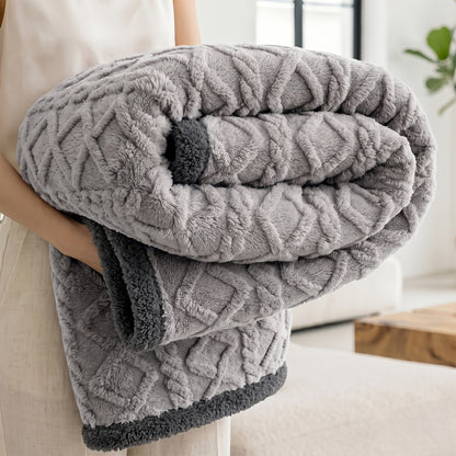 Liquid-Proof Pet Blanket Reversible Sherpa Fleece Sofa Bed Furniture Protector for Dogs Cats Machine Washable Throw Blanket Small Medium Large XL Light Gray Khaki Beige Dark Gray