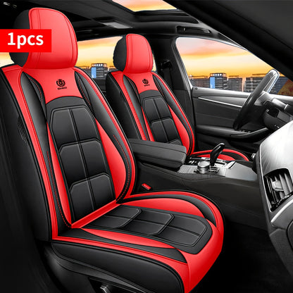 Faux Leather Car Seat Cover Universal Fit Sponge-Padded Seat Protector for Sedan, SUV & Pickup Truck – Durable, Comfortable, Luxury Interior Upgrade in 7 Colors for Front or Rear Seats