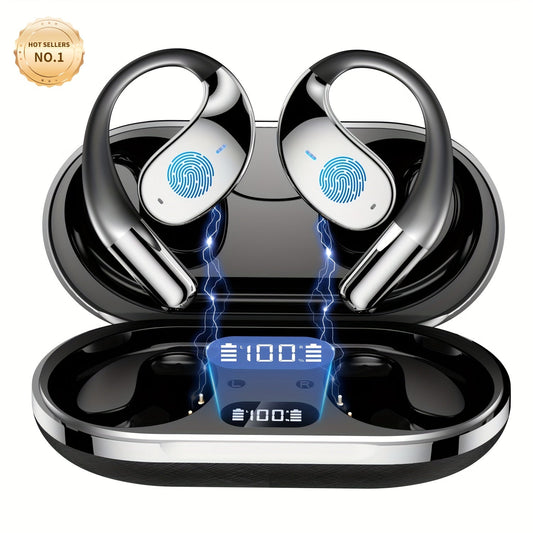 AI Translation Headset Bone Conduction Wireless Real-Time Translation 156 Languages 6-Mic Noise Cancellation Touch Control Deep Bass USB Charging – MIMIDI