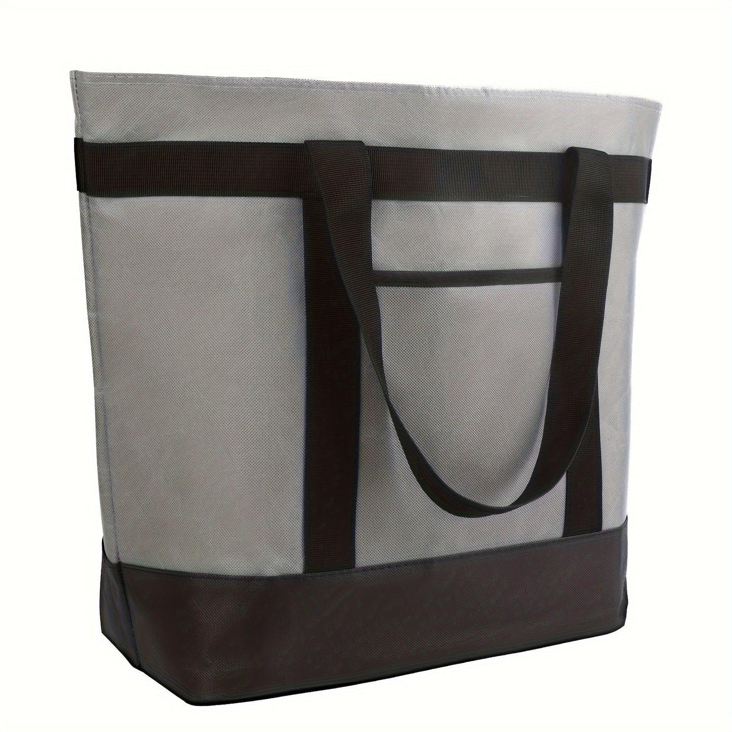 Insulated Reusable Grocery Tote Bag XXLarge 10.3 Gal – Thermal Cooler Bag for Food Delivery, Doordash, Grubhub, Grocery Shopping, Travel, Beach & Picnic, Oxford Cloth, 5 Colors