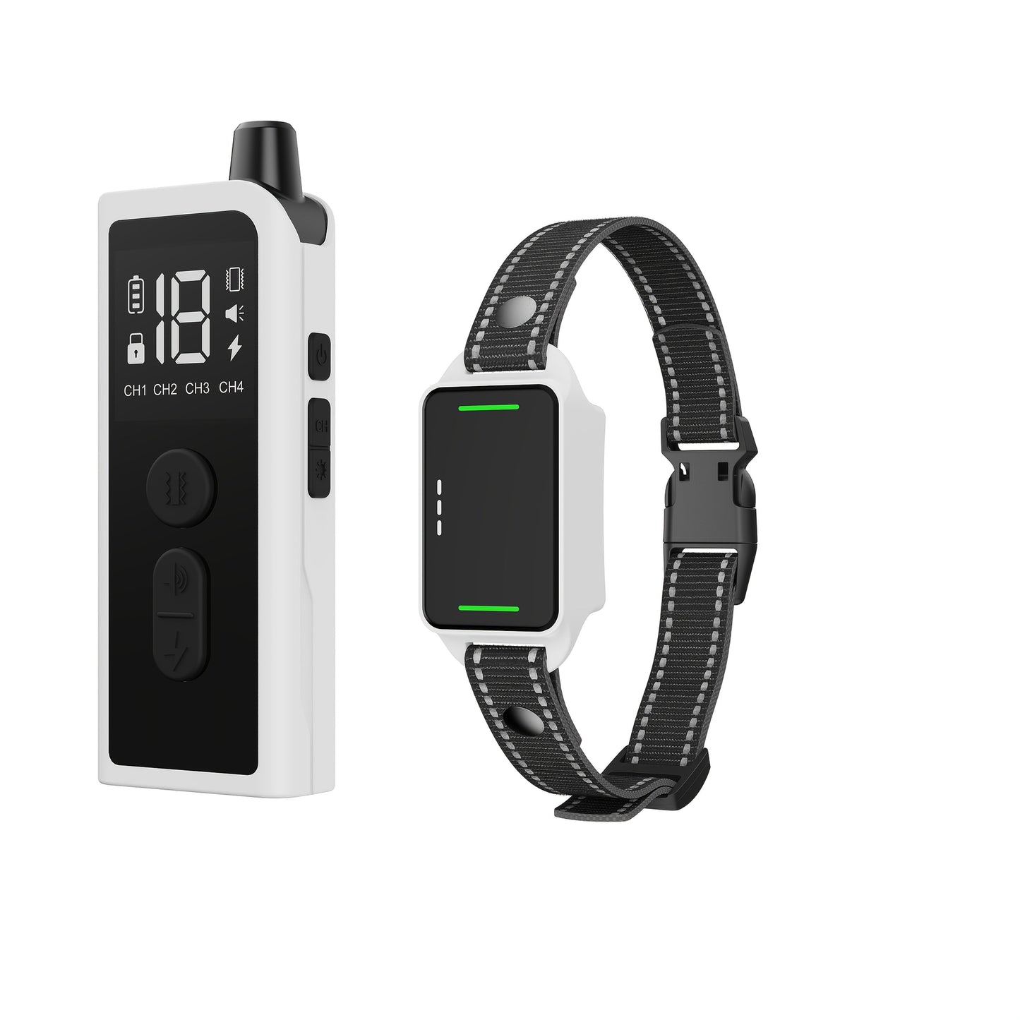 Dog Training Collar with Remote – Rechargeable E-Collar with Shock Vibration Buzz Modes, 2.4G Wireless Remote, USB Charging, Safe & Effective Pet Trainer for Small Medium Large Dogs, 1pc & 2pc