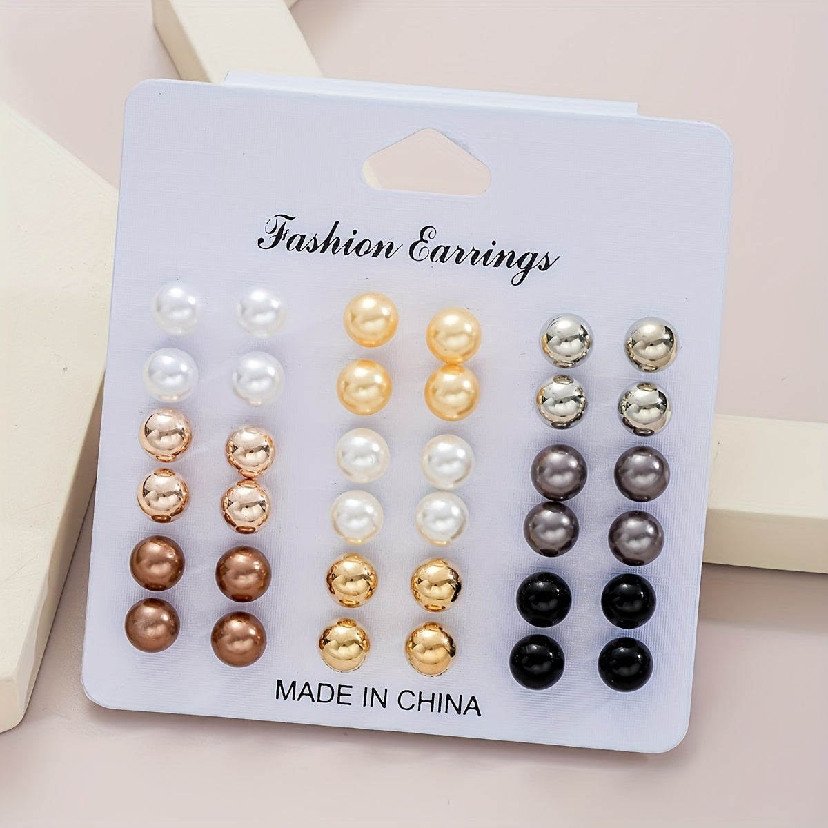 114pcs Imitation Pearl & Rhinestone Earring Set for Women – Gold Stud, Drop & Dangle Styles, Stainless Steel Posts, Elegant Jewelry Collection for Everyday, Parties, Dates & Vacations