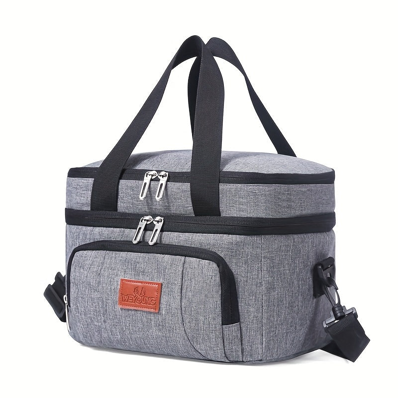 Insulated Lunch Bag Oxford Cloth – Portable Thermal Food Bag for Work, School & Picnic – Multi-Purpose Lunch Box Bag for Snacks, Takeaway & Meal Prep – Leakproof & Reusable, 4 Colors