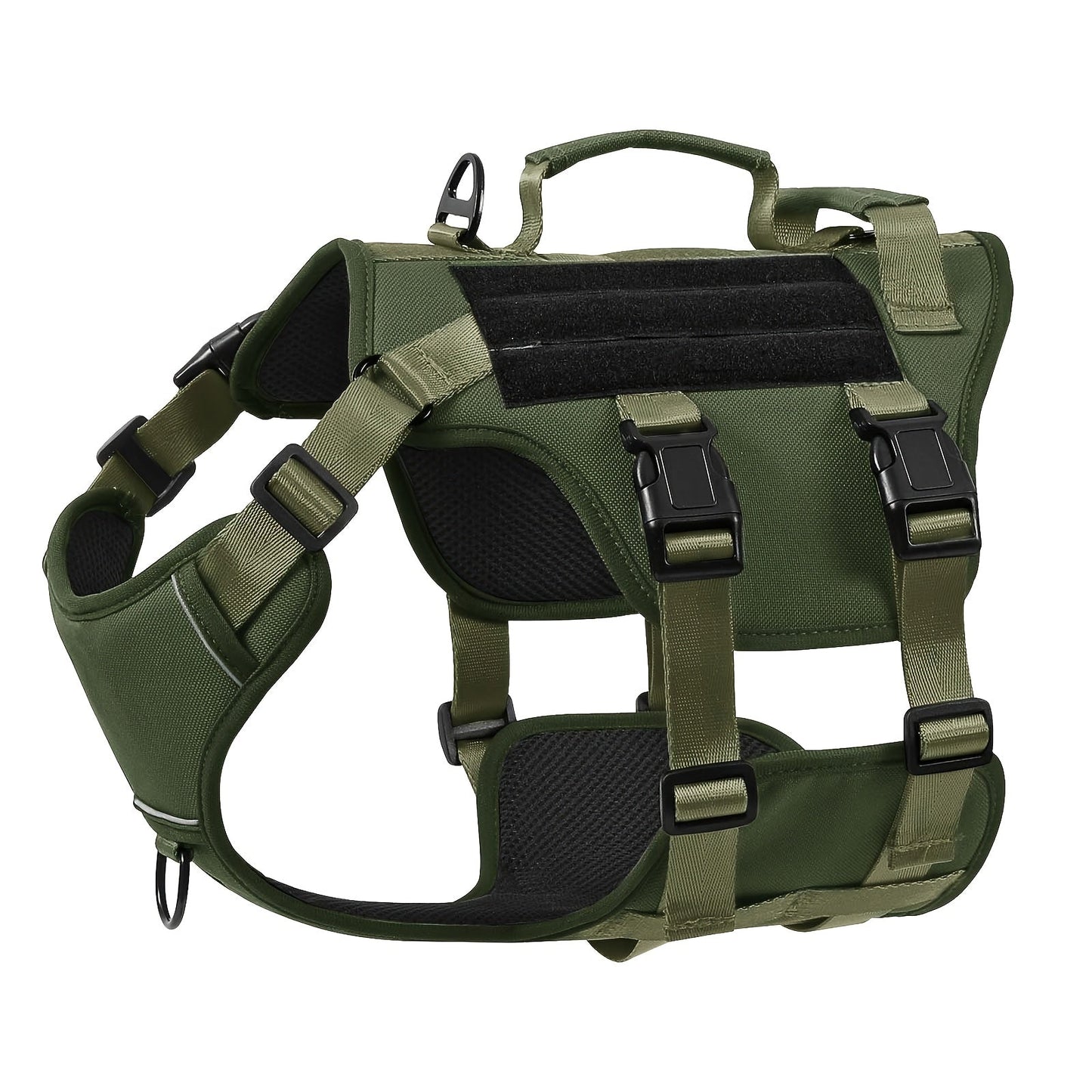 No Pull Dog Harness Escape Proof – Soft Padded Full Body Pet Vest with Lift Handle, Reflective Strips & Leash Clip, Adjustable for Large Dogs Walking Hiking Training