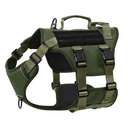 No Pull Dog Harness Escape Proof – Soft Padded Full Body Pet Vest with Lift Handle, Reflective Strips & Leash Clip, Adjustable for Large Dogs Walking Hiking Training