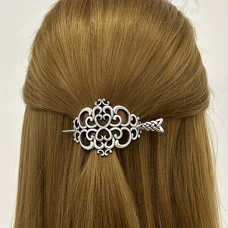 7PCS Viking Celtic Tree of Life Hair Clips Set – Vintage Norse Boho Slide Rail Hair Accessories for Women & Girls, Jewelry Gift
