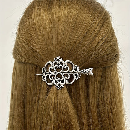 7PCS Viking Celtic Tree of Life Hair Clips Set – Vintage Norse Boho Slide Rail Hair Accessories for Women & Girls, Jewelry Gift