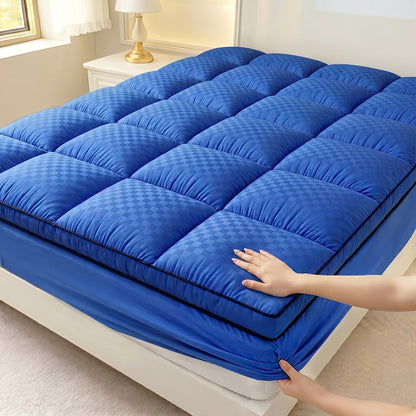 Quilted Pillow Top Mattress Topper 1000GSM Cooling - Fitted Mattress Cover Deep Pocket 8-21", Soft Mattress Protector for Twin Full Queen King Cal King