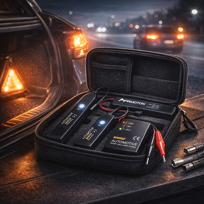 EM415PRO Automotive Wire Tracker Kit 6-42V DC Circuit Tester – Fast Locate Broken Wires & Short Circuits with Non-Contact Induction Probe – Essential Car Electrical Diagnostic Tool for Vehicle Repair