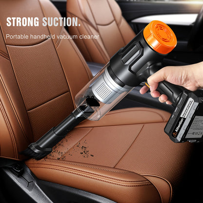 Cordless Gap Vacuum Cleaner 5KPa Strong Suction USB Rechargeable Wireless Handheld Dust Collector for Car, RV, Kitchen Gaps, Floor & Home – 2000mAh Battery, One-Click Empty, Compact Portable Design