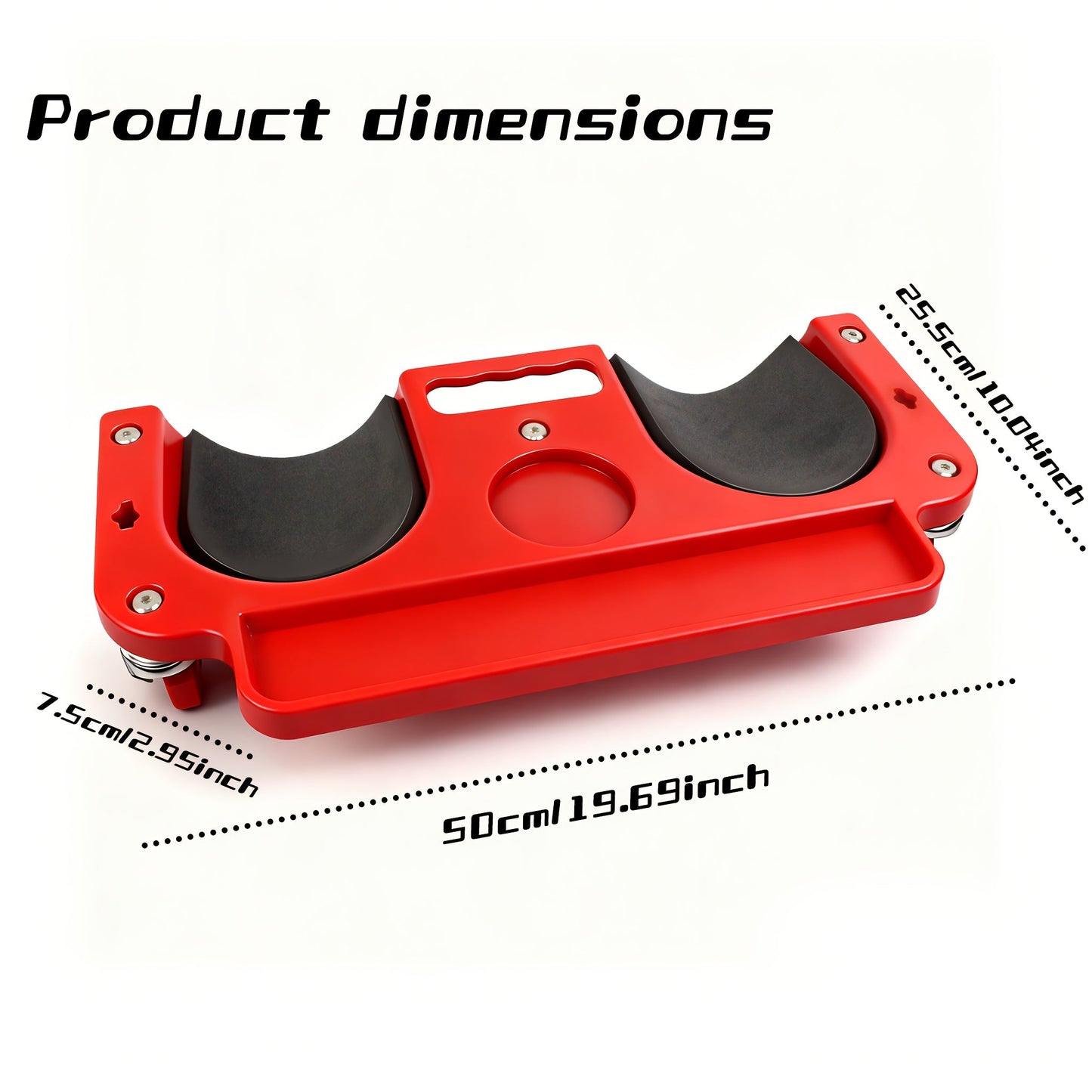Rolling Knee Creeper Pad with Built-In Tool Tray – ABS High-Impact Frame, Cushioned Kneeling Pad for Mechanics, Carpenters, Flooring & Car Repairs – Multi-Color Automotive Repair Aid & Workshop Gift