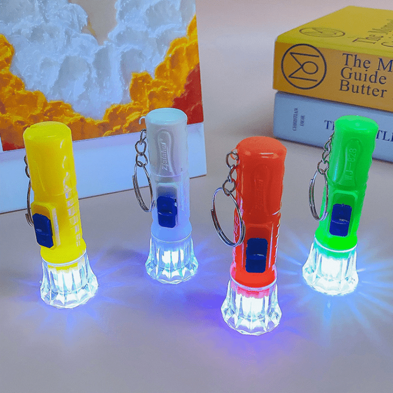 Mini Flashlights Bulk Pack 40 Pieces Assorted Colors, Small Portable Emergency Flashlights with Batteries Included, 40 Lumen Pocket Flashlight Set for Christmas Stocking Stuffers Party Favors Gifts