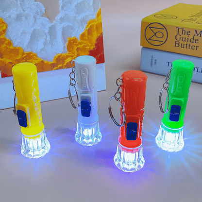 Mini Flashlights Bulk Pack 40 Pieces Assorted Colors, Small Portable Emergency Flashlights with Batteries Included, 40 Lumen Pocket Flashlight Set for Christmas Stocking Stuffers Party Favors Gifts