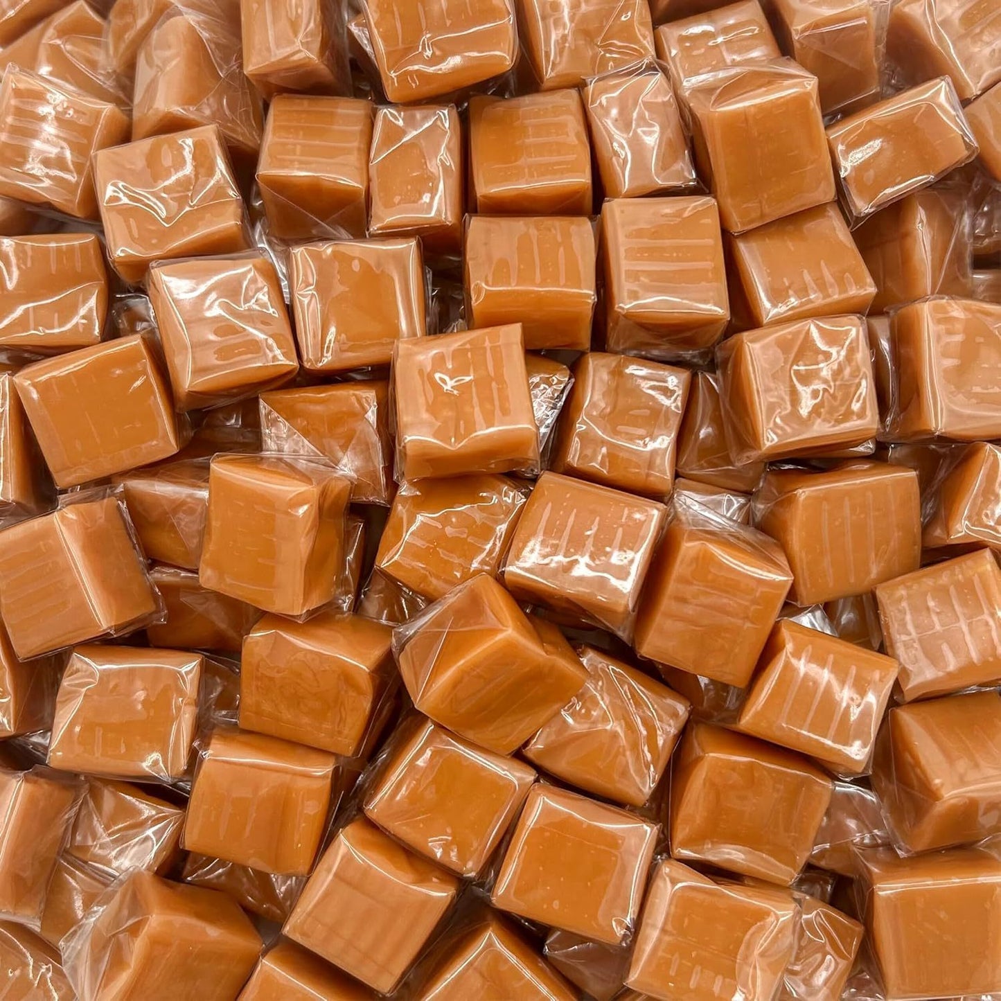 Vanilla Caramel Cubes Candy 3 Pound Bulk Pack – About 225 Count, Individually Wrapped, Soft Buttery Vanilla Caramel Squares for Snacking, Baking, Gifting & Candy Bowls