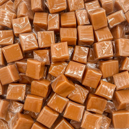 Vanilla Caramel Cubes Candy 3 Pound Bulk Pack – About 225 Count, Individually Wrapped, Soft Buttery Vanilla Caramel Squares for Snacking, Baking, Gifting & Candy Bowls