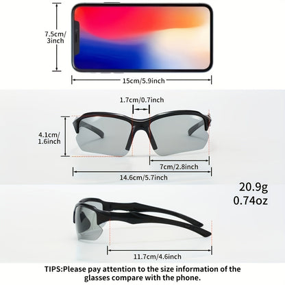 8 Pcs Men's UV Protective Sunglasses Set Color Coating Lens Fashion Fitness Sports Eyewear for Driving Leisure Outdoor Daily Wear Bulk Sunglasses Pack Gift for Him